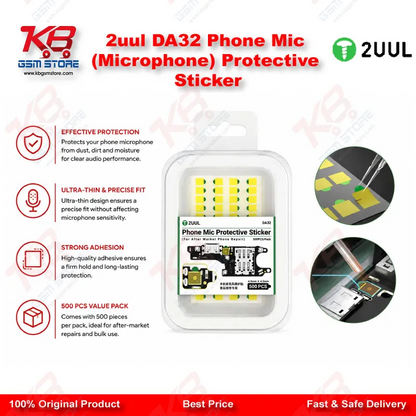 2uul DA32 Phone Mic (Microphone) Protective Sticker