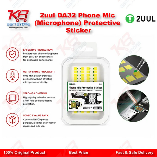 2uul DA32 Phone Mic (Microphone) Protective Sticker
