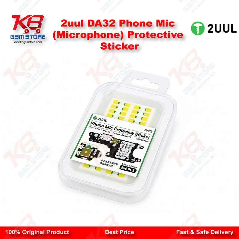 2uul DA32 Phone Mic (Microphone) Protective Sticker