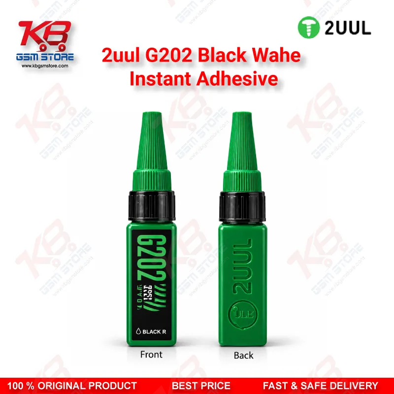 2uul G202 Black Wahe Instant Adhesive Phone Frame Glue