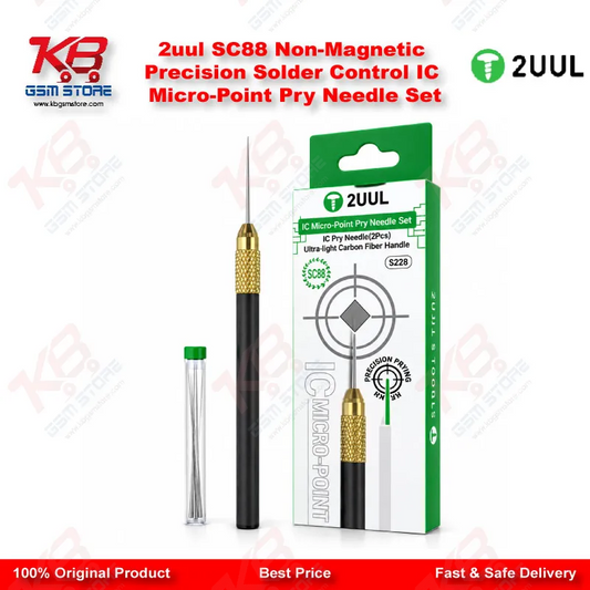 2uul SC88 Non-Magnetic Precision Solder Control IC Micro-Point Pry Needle Set