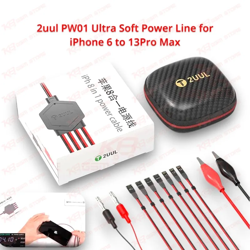 2uul PW01 Ultra Soft Power Line for iPhone 6 to 13Pro Max