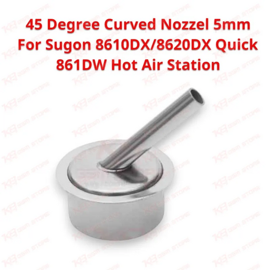 45 Degree Curved Nozzel 5mm For Sugon 8610DX/8620DX Quick 861DW Hot Air Station