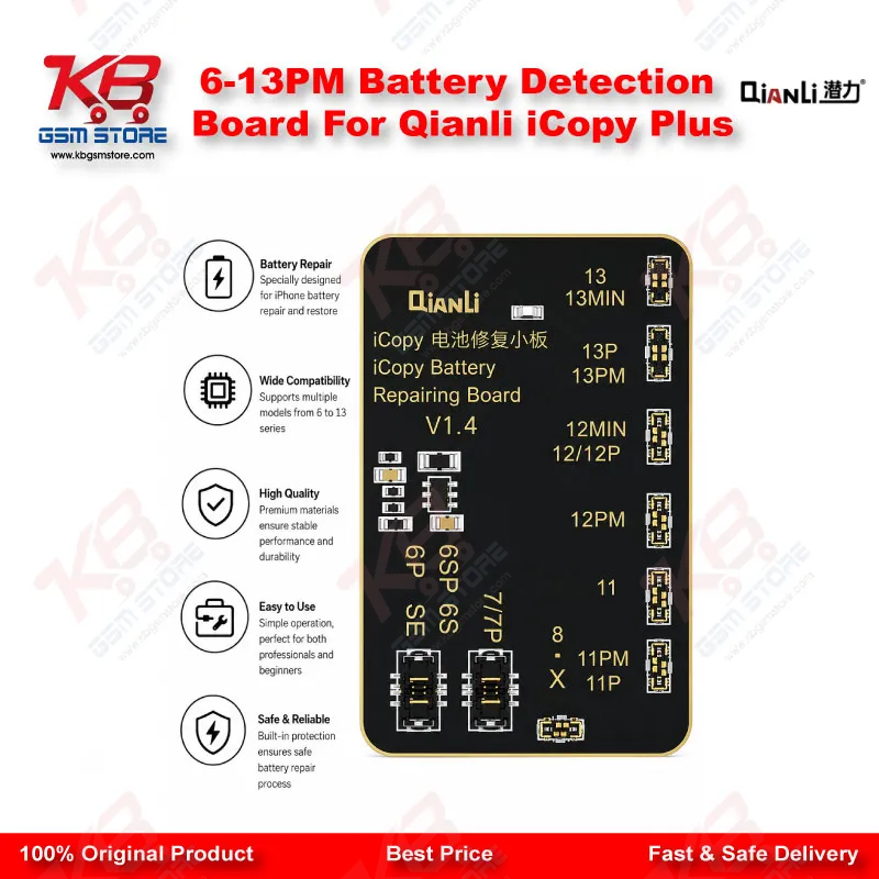 6-13PM Battery Detection Board For Qianli iCopy Plus