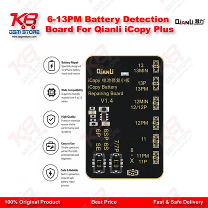 6-13PM Battery Detection Board For Qianli iCopy Plus