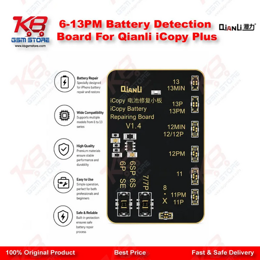 6-13PM Battery Detection Board For Qianli iCopy Plus