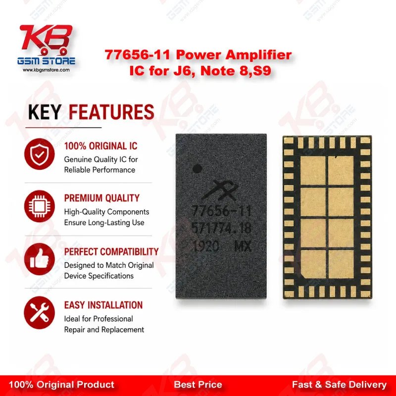 77656-11 Power Amplifier IC for J6, Note 8,S9