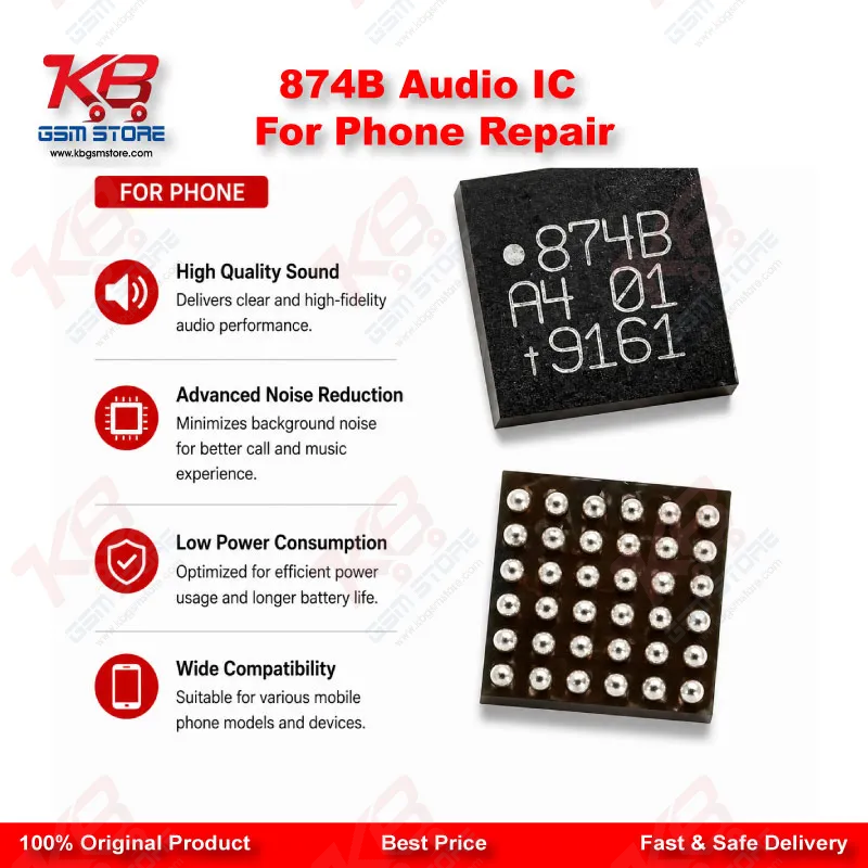 874B Audio IC For Phone Repair