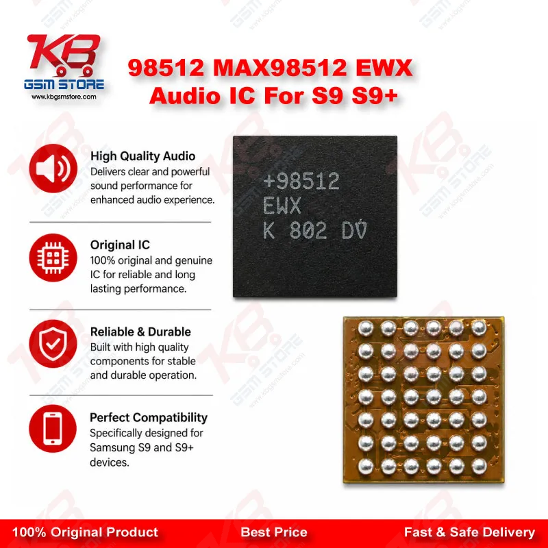 98512 MAX98512 EWX Audio IC For S9 S9+