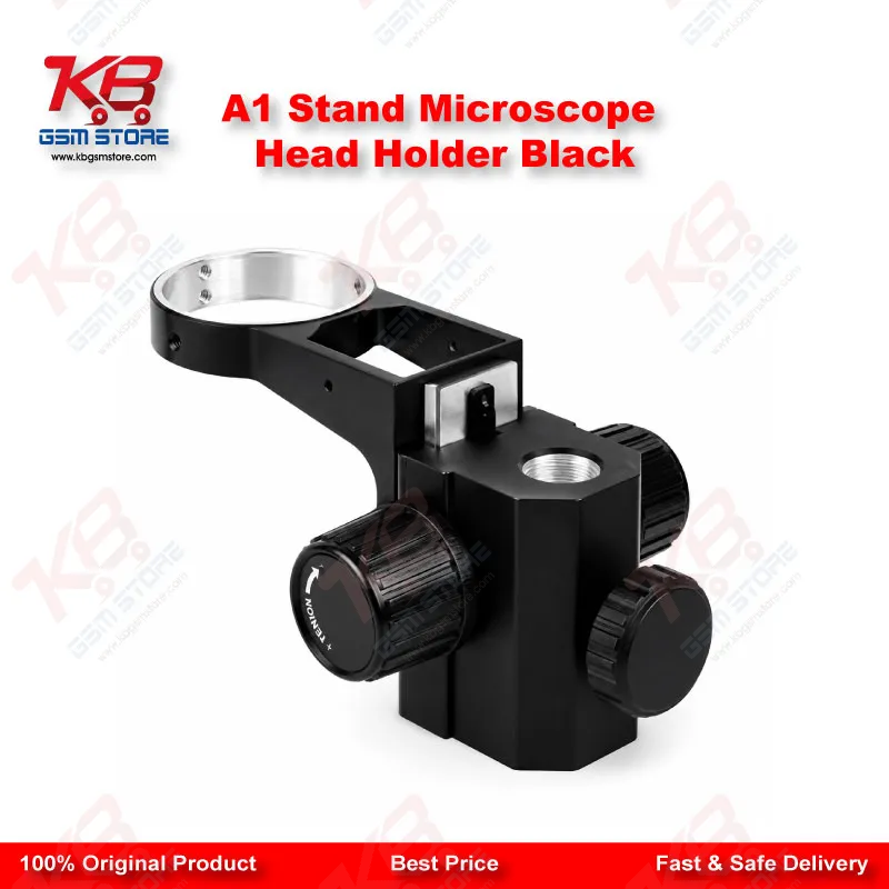 A1 Stand Microscope Head Holder Black