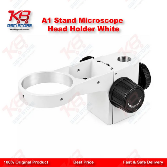 A1 Stand Microscope Head Holder White