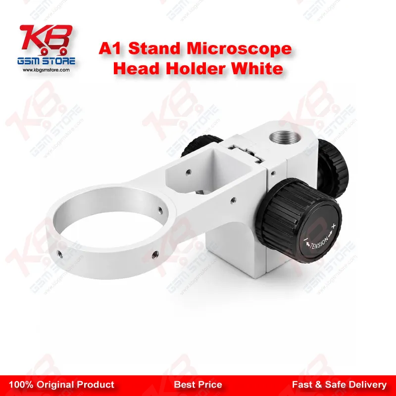 A1 Stand Microscope Head Holder White