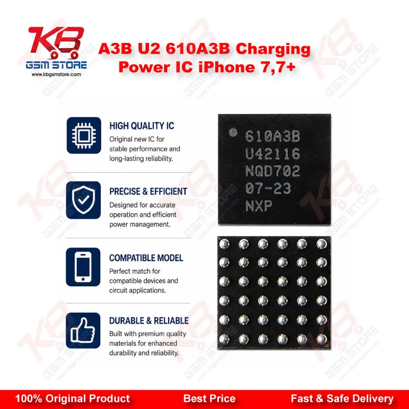 A3B U2 610A3B Charging Power IC iPhone 7, 7+