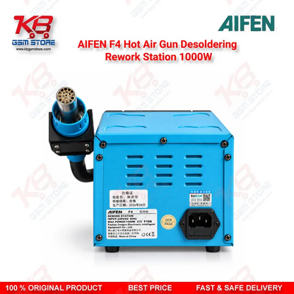 AIFEN F4 Hot Air Gun Desoldering Rework Station 1000W – Digital BGA SMD Soldering Station for Mobile Repair