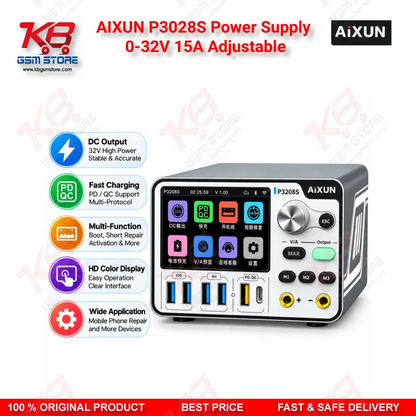 AIXUN P3208S Power Supply 0-32V 15A Adjustable
