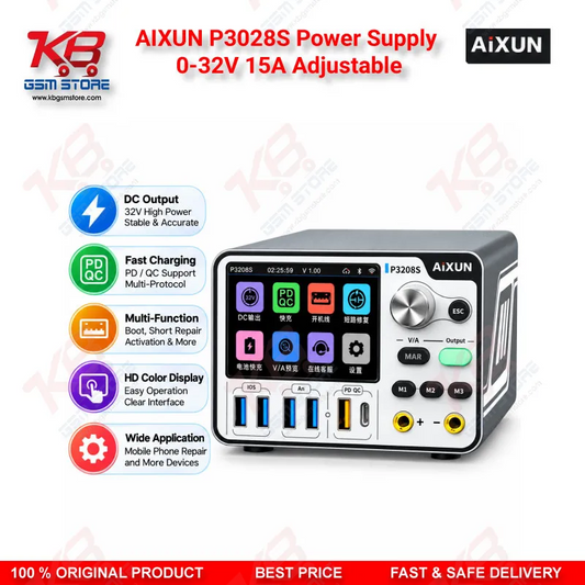 AIXUN P3208S Power Supply 0-32V 15A Adjustable