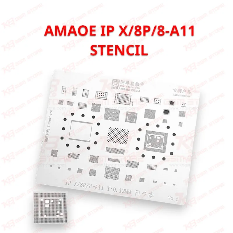 AMAOE IP X/8P/8-A11 STENCIL