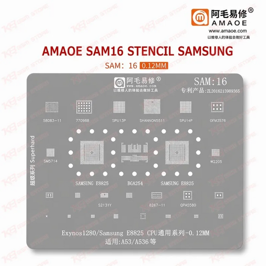 AMAOE SAM16 Stencil SAMSUNG