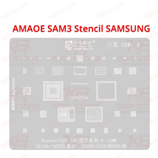 AMAOE SAM3 Stencil SAMSUNG