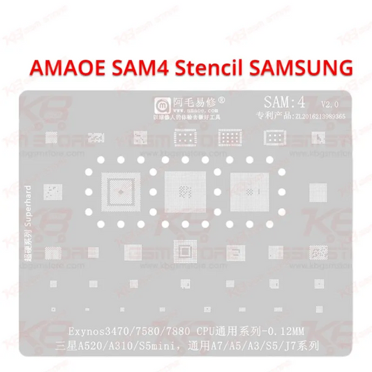 AMAOE SAM4 Stencil SAMSUNG