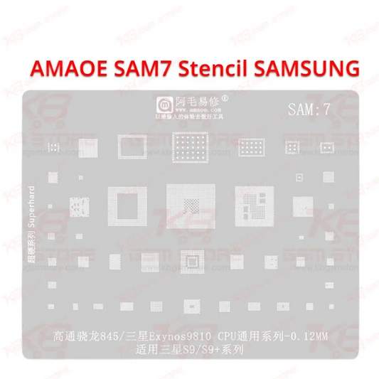 AMAOE SAM7 Stencil SAMSUNG