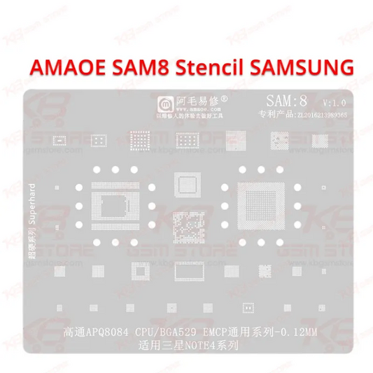 AMAOE SAM8 Stencil SAMSUNG