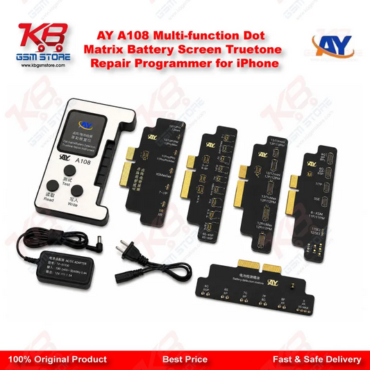 AY A108 Multi-function Dot Matrix Battery Screen Truetone Repair Programmer for iPhone