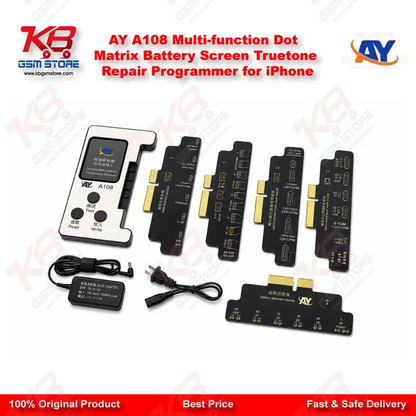 AY A108 Multi-function Dot Matrix Battery Screen Truetone Repair Programmer for iPhone