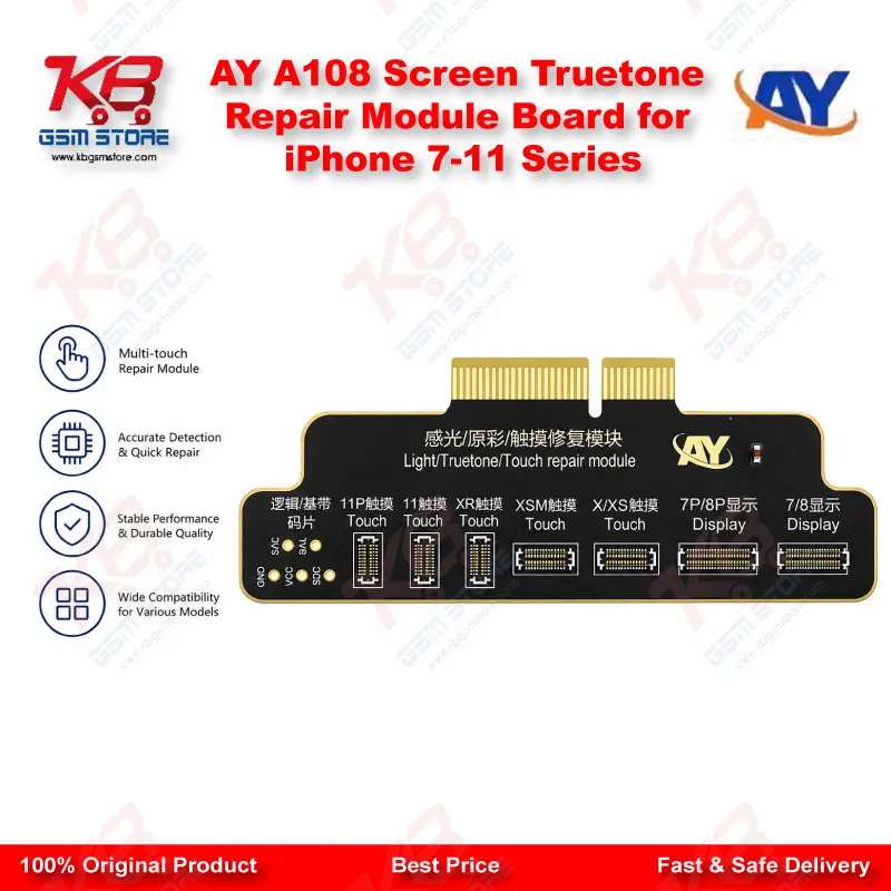 AY A108 Screen Truetone Repair Module Board for iPhone 7-11 Series