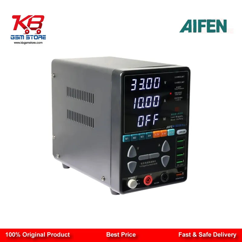 Aifen 3310 Pro 330W 33V 10A DC Power Supply for Mobile Phone Repair