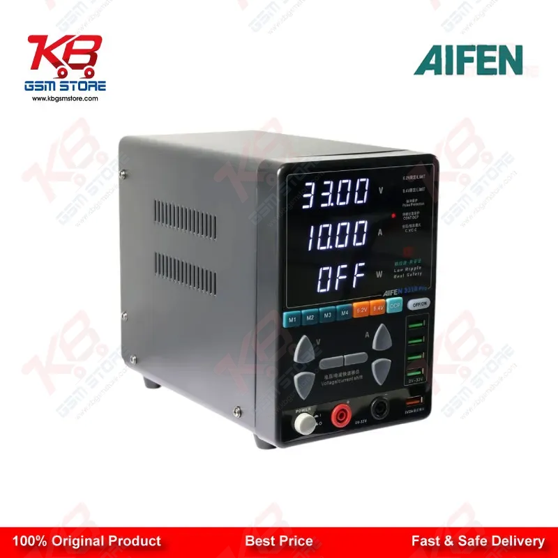 Aifen 3310 Pro 330W 33V 10A DC Power Supply for Mobile Phone Repair