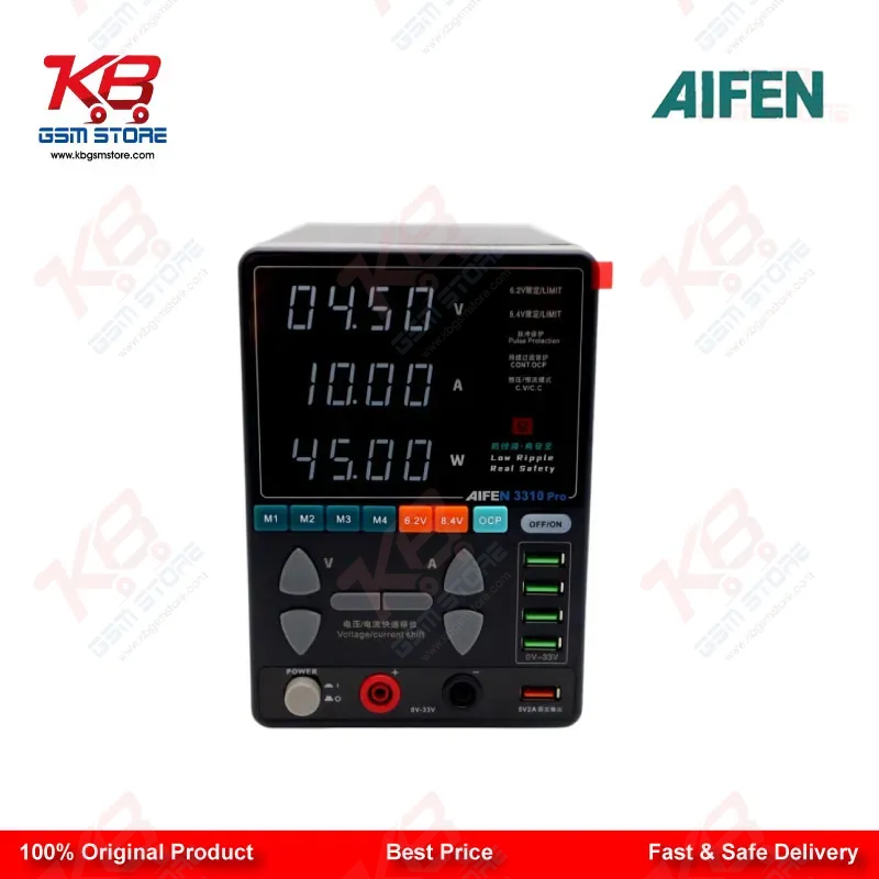 Aifen 3310 Pro 330W 33V 10A DC Power Supply for Mobile Phone Repair