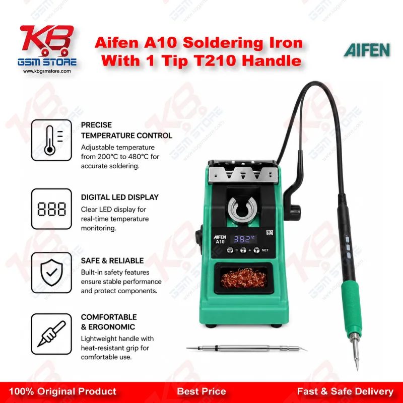 Aifen A10 Soldering Iron With 1 Tip T210 Handle