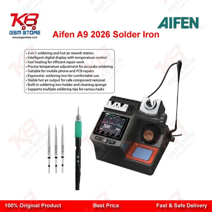 Aifen A9 2026 Soldering Station — C210 / C245 / C115 Compatible