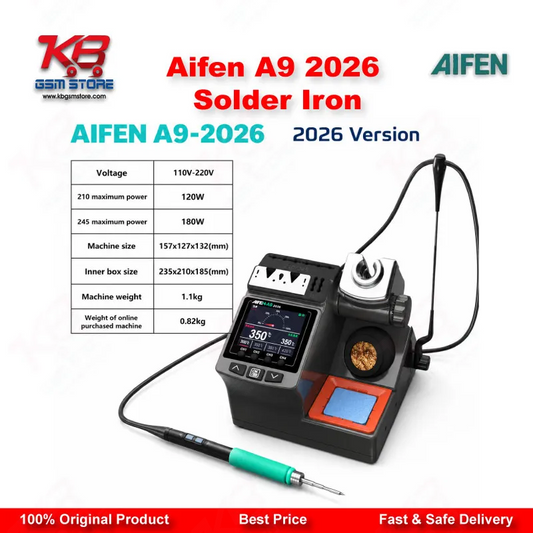 AIFEN A9 2026 Soldering Rework Station (120W/180W) – C115/C210/C245 Compatible