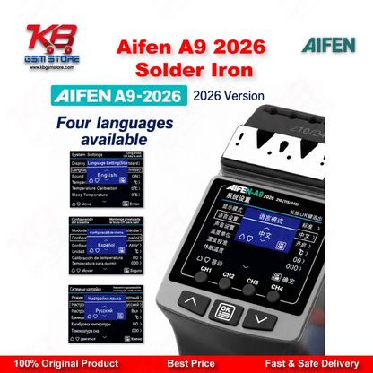 AIFEN A9 2026 Soldering Rework Station (120W/180W) – C115/C210/C245 Compatible