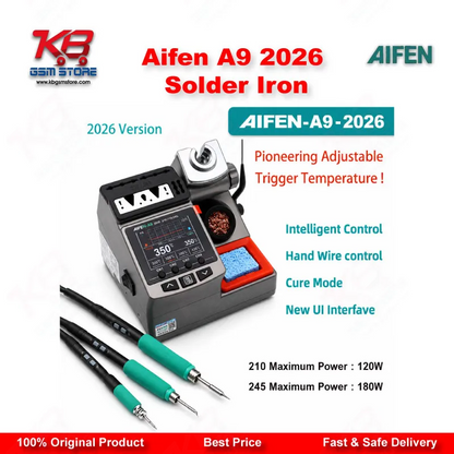 AIFEN A9 2026 Soldering Rework Station (120W/180W) – C115/C210/C245 Compatible
