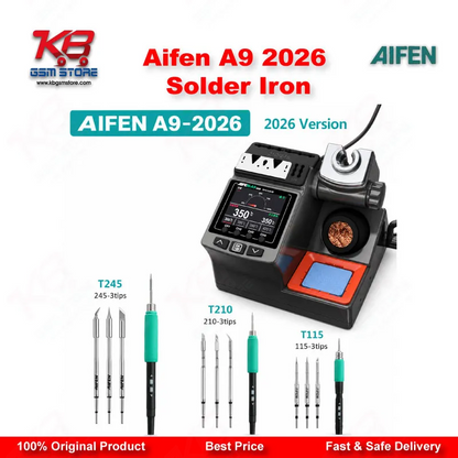 AIFEN A9 2026 Soldering Rework Station (120W/180W) – C115/C210/C245 Compatible