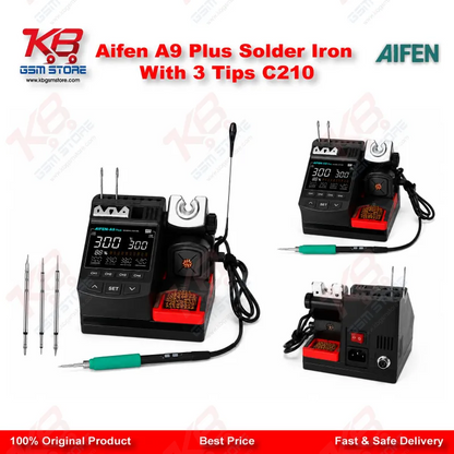Aifen A9 Plus Solder Iron With 3 Tips C210