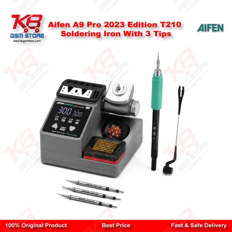 Aifen A9 Pro 2023 Edition T210 Soldering Iron With 3 Tips