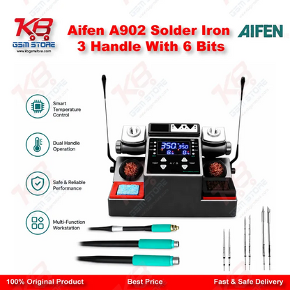 Aifen A902 Solder Iron 3 Handle With 6 Bits