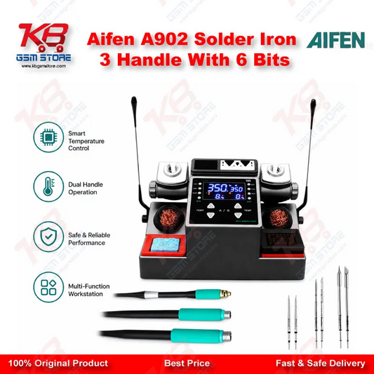 Aifen A902 Solder Iron 3 Handle With 6 Bits