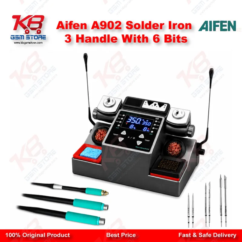 Aifen A902 Solder Iron 3 Handle With 6 Bits