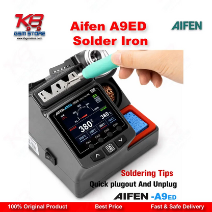 AIFEN A9ED Soldering Station – Color Screen, C115/C210/C245 Compatible