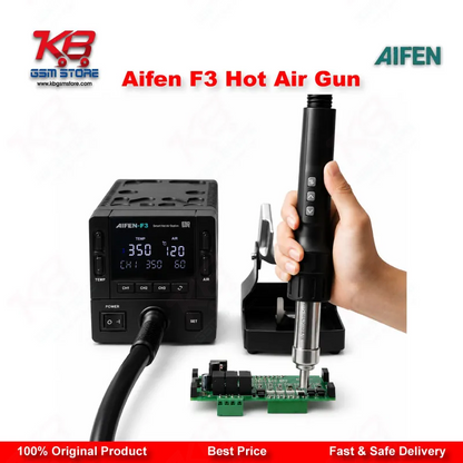 Aifen F3 Hot Air Gun 1000W — Roc Curve Mode BGA Rework Station for Mobile Motherboard Repair