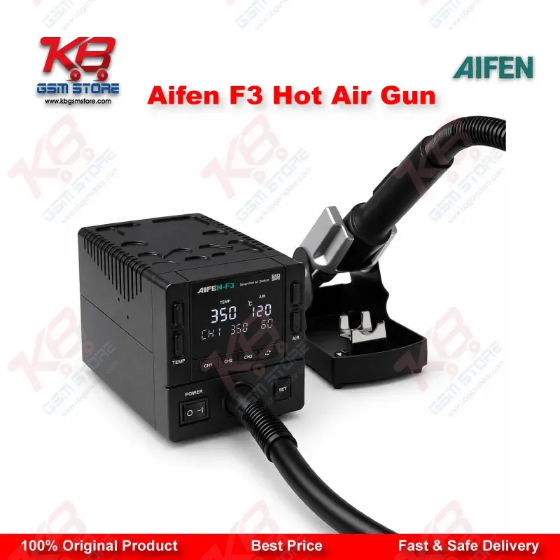 Aifen F3 1000W Hot Air Gun BGA Rework Station — Digital Display