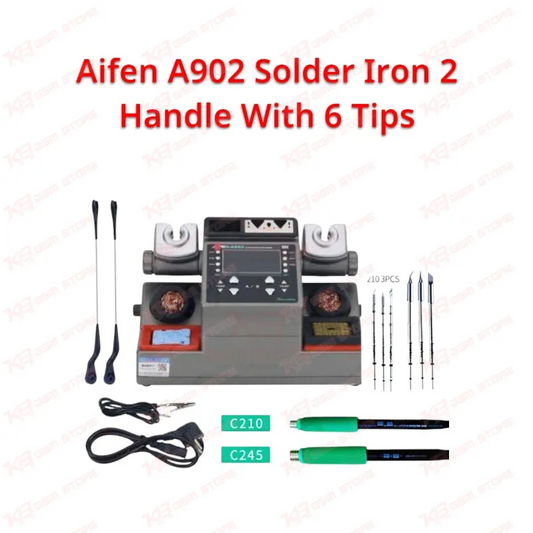 Aifen A902 Solder Iron 2 Handle With 6 Tips