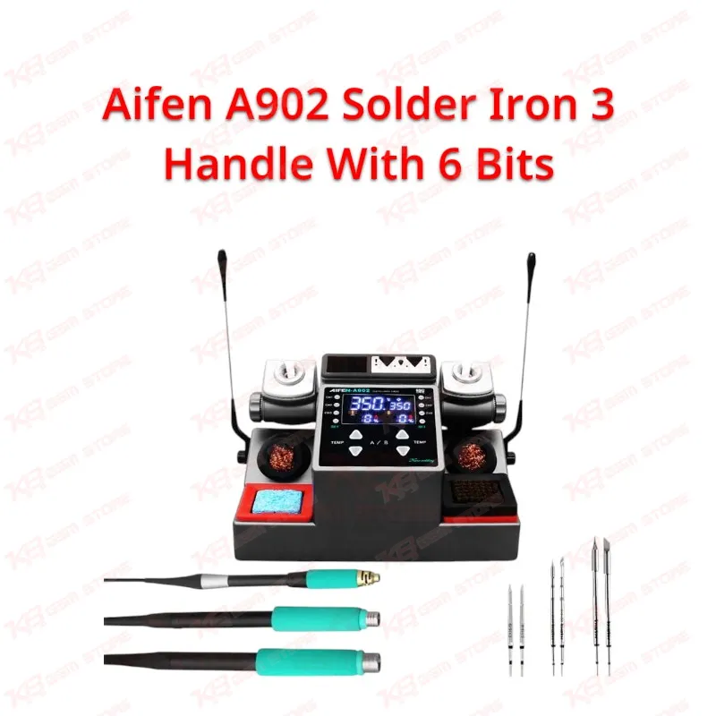 Aifen A902 Solder Iron 3 Handle With 6 Bits