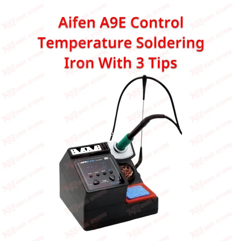 Aifen A9E Control Temperature Soldering Iron With 3 Tips