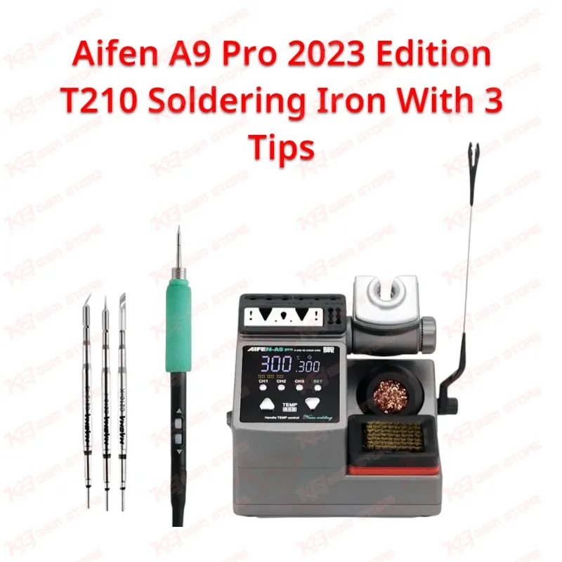 Aifen A9 Pro 2023 Edition T210 Soldering Iron With 3 Tips